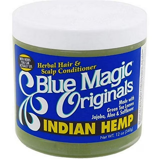 Blue Magic Originals Indian Hemp Hair & Scalp Conditioner, 12oz